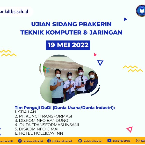 SIDANG PRAKTIK KERJA INDUSTRI (PRAKERIN)  TEKNIK KOMPUTER JARINGAN