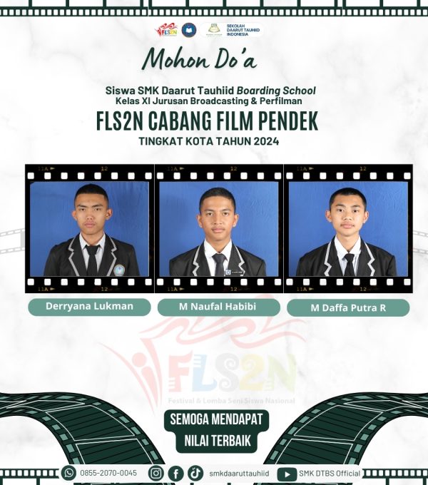 Tiga Siswa SMK DTBS ini Ikut Ajang Kompetisi FLS2N